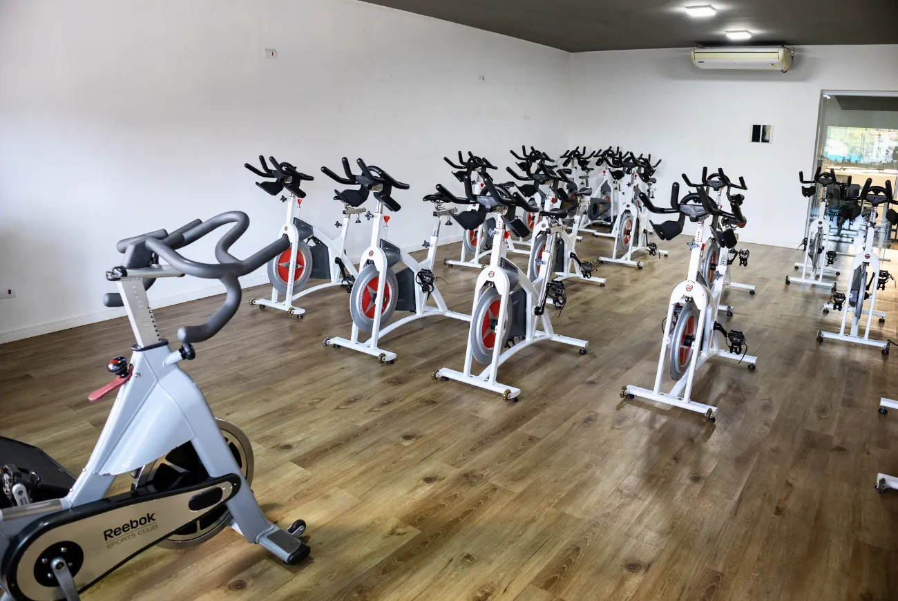 espaço de treino runner spinning